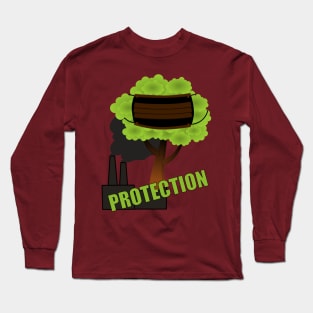 forest protection is climate protection Long Sleeve T-Shirt